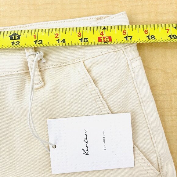 Kancan Women's Stretch Wide Leg Natural Pants Size 13/30 (34x29) High Rise NWT - Picture 8 of 11